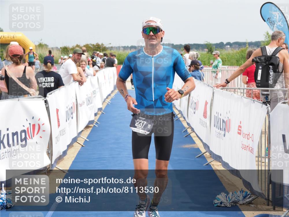 22.06.2025 - Viking Triathlon MichiJ http://msf.ph/oto/8113530 22.06.2025 14:54:19 Ziel 135, 237 meine-sportfotos.de