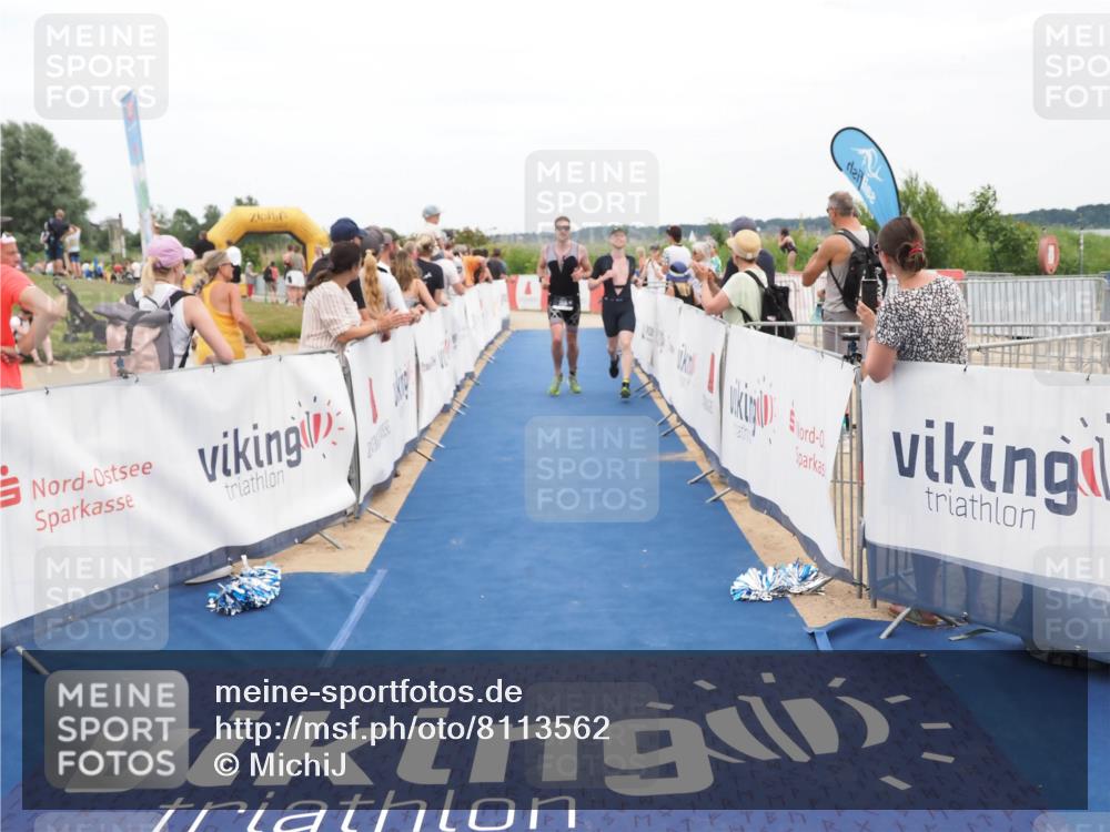 22.06.2025 - Viking Triathlon MichiJ http://msf.ph/oto/8113562 22.06.2025 15:04:24 Ziel 255, 550 meine-sportfotos.de