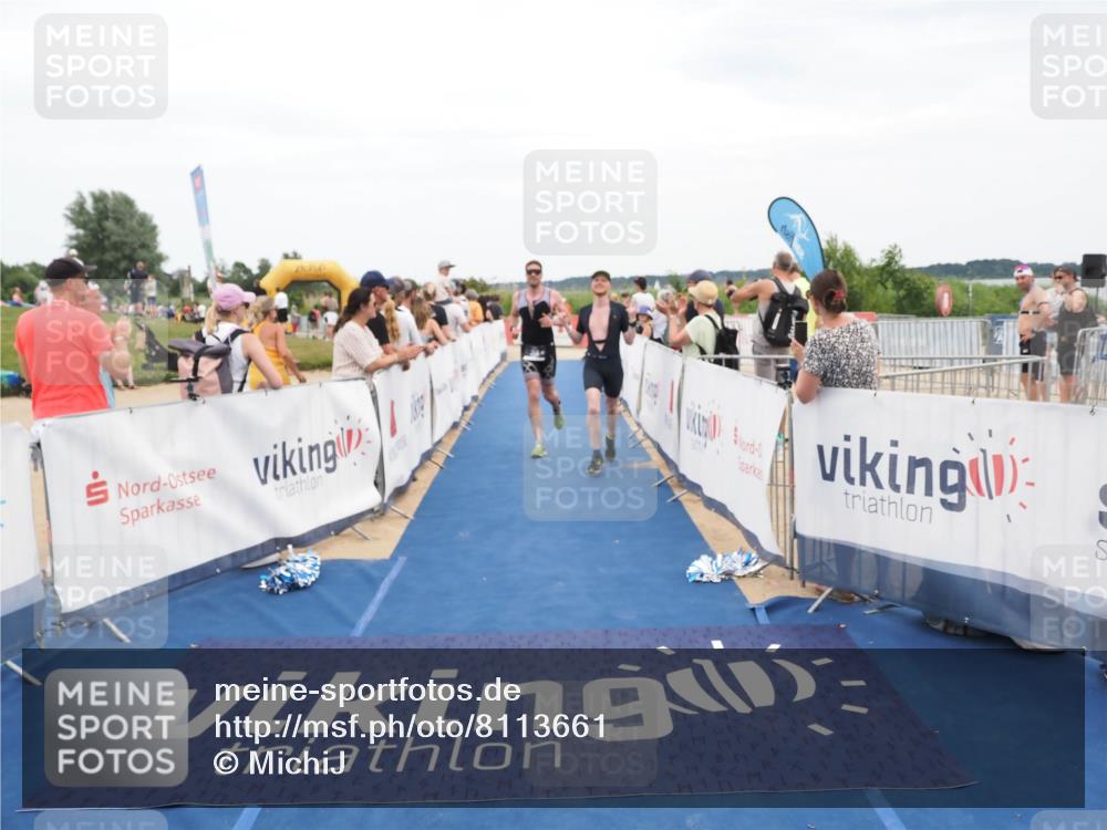 22.06.2025 - Viking Triathlon MichiJ http://msf.ph/oto/8113661 22.06.2025 15:04:25 Ziel 255, 550 meine-sportfotos.de