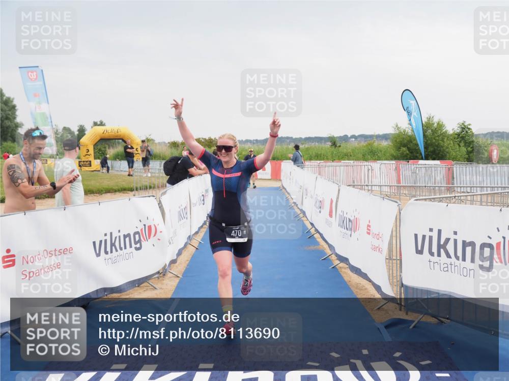 22.06.2025 - Viking Triathlon MichiJ http://msf.ph/oto/8113690 22.06.2025 16:44:51 Ziel 470 meine-sportfotos.de