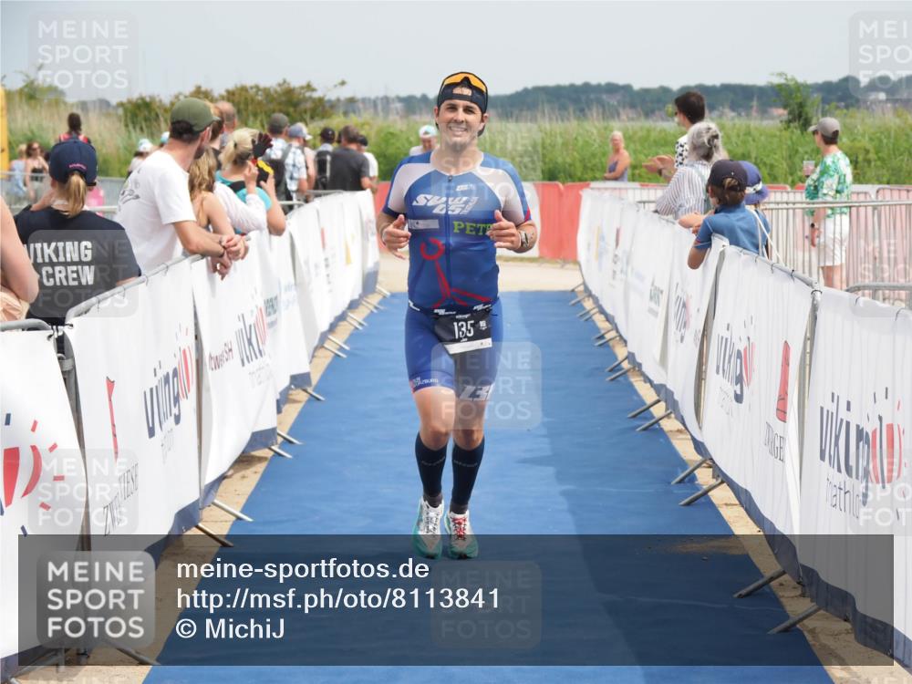 22.06.2025 - Viking Triathlon MichiJ http://msf.ph/oto/8113841 22.06.2025 14:54:24 Ziel 135, 448 meine-sportfotos.de