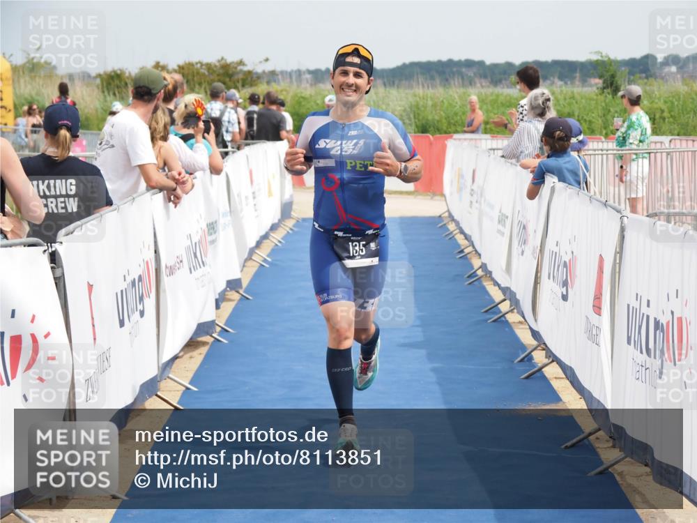 22.06.2025 - Viking Triathlon MichiJ http://msf.ph/oto/8113851 22.06.2025 14:54:24 Ziel 135, 448 meine-sportfotos.de