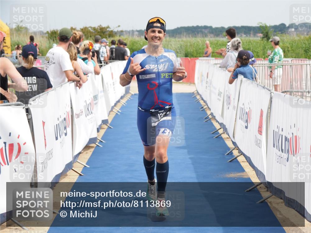 22.06.2025 - Viking Triathlon MichiJ http://msf.ph/oto/8113869 22.06.2025 14:54:24 Ziel 135, 448 meine-sportfotos.de
