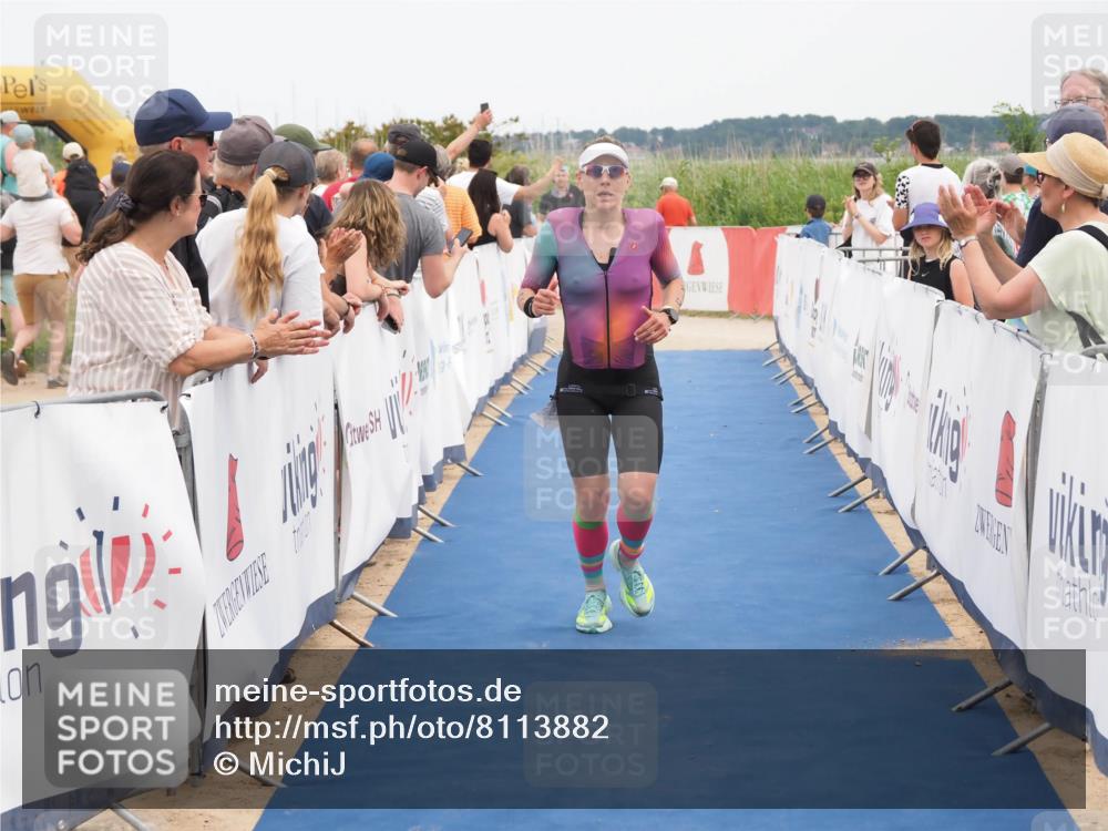 22.06.2025 - Viking Triathlon MichiJ http://msf.ph/oto/8113882 22.06.2025 15:04:47 Ziel 187, 215 meine-sportfotos.de
