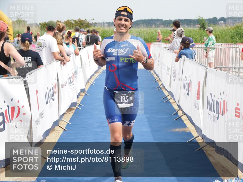 22.06.2025 - Viking Triathlon MichiJ http://msf.ph/oto/8113898 22.06.2025 14:54:25 Ziel 135, 448 meine-sportfotos.de