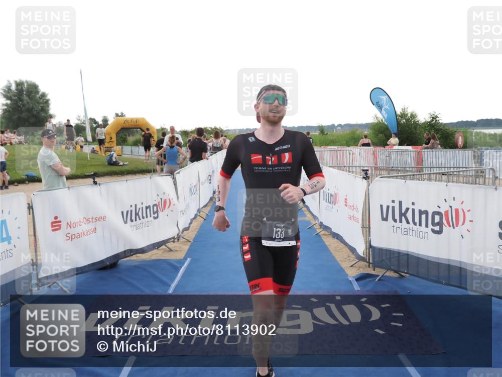 22.06.2025 - Viking Triathlon MichiJ http://msf.ph/oto/8113902 22.06.2025 16:25:46 Ziel 133 meine-sportfotos.de