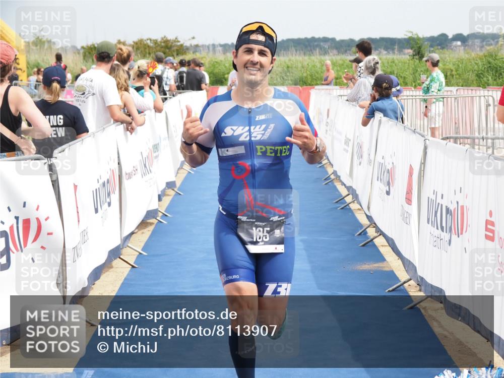 22.06.2025 - Viking Triathlon MichiJ http://msf.ph/oto/8113907 22.06.2025 14:54:25 Ziel 135, 448 meine-sportfotos.de