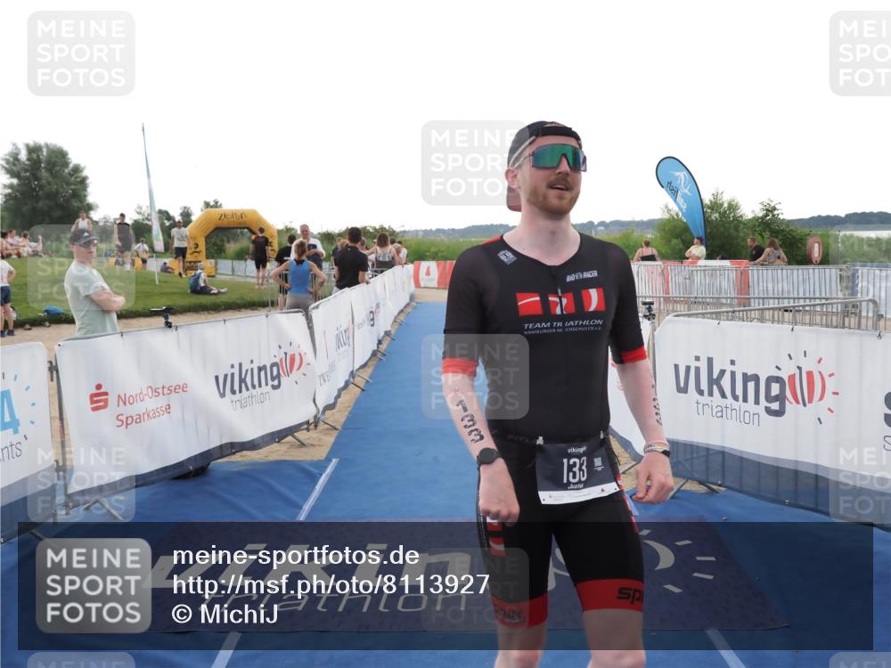 22.06.2025 - Viking Triathlon MichiJ http://msf.ph/oto/8113927 22.06.2025 16:25:47 Ziel 133 meine-sportfotos.de