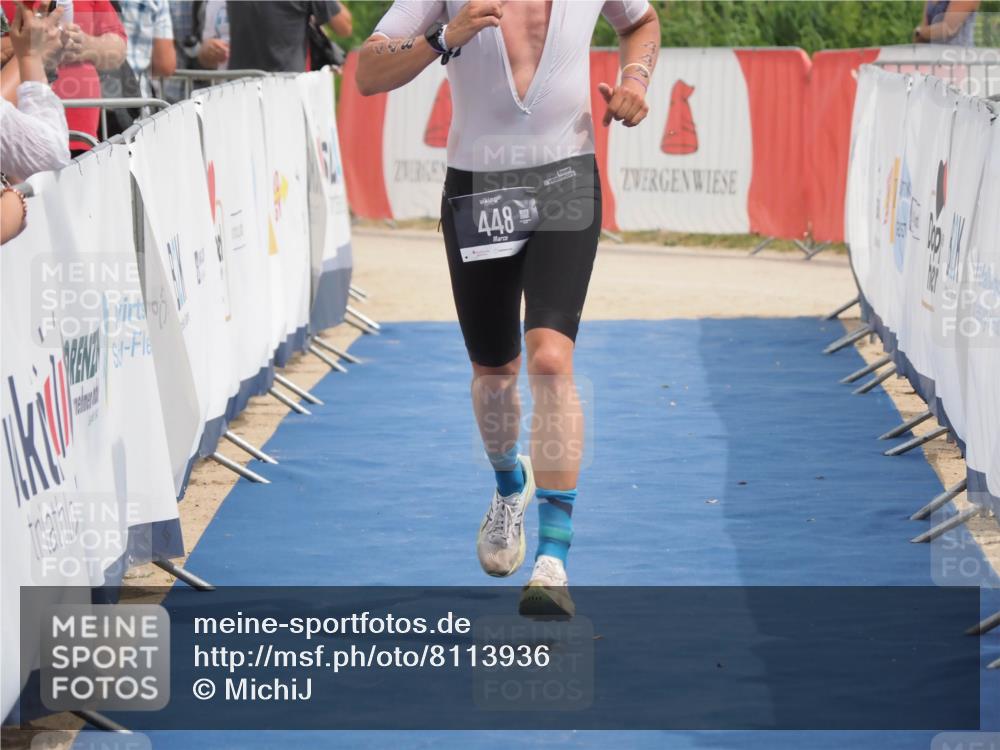 22.06.2025 - Viking Triathlon MichiJ http://msf.ph/oto/8113936 22.06.2025 14:54:27 Ziel 135, 448 meine-sportfotos.de