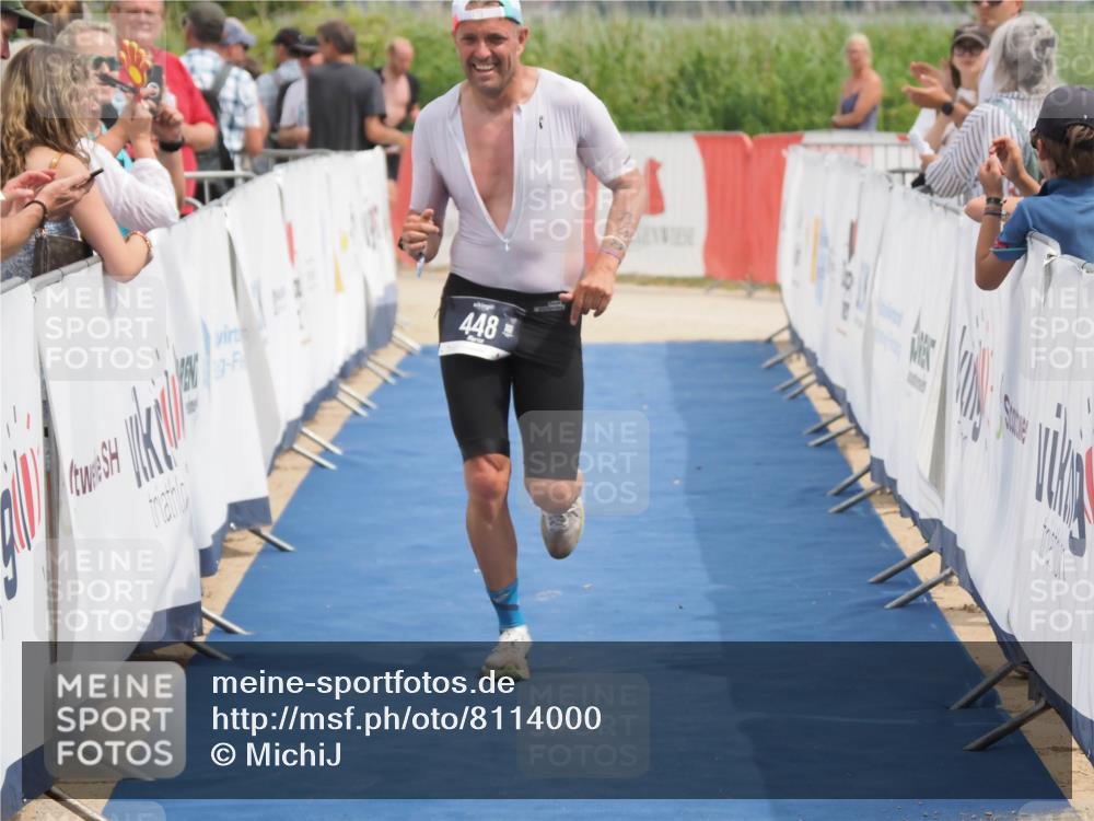 22.06.2025 - Viking Triathlon MichiJ http://msf.ph/oto/8114000 22.06.2025 14:54:27 Ziel 135, 448 meine-sportfotos.de
