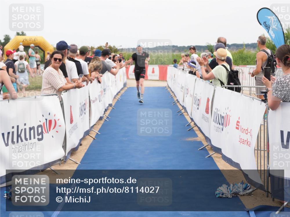 22.06.2025 - Viking Triathlon MichiJ http://msf.ph/oto/8114027 22.06.2025 15:04:51 Ziel 187, 215 meine-sportfotos.de