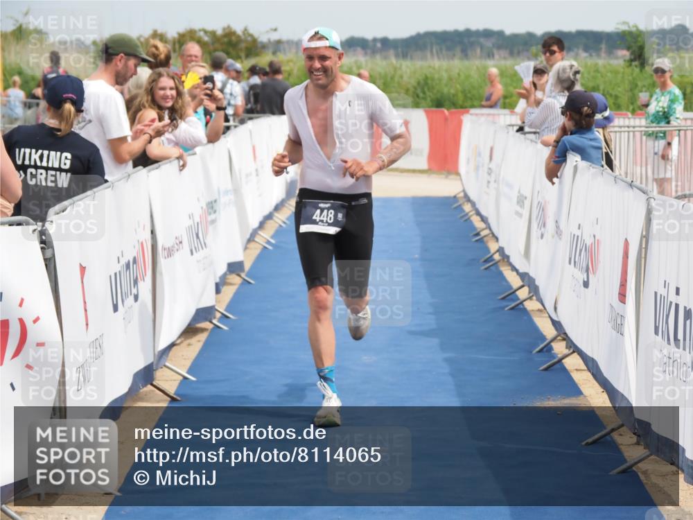 22.06.2025 - Viking Triathlon MichiJ http://msf.ph/oto/8114065 22.06.2025 14:54:28 Ziel 135, 448 meine-sportfotos.de