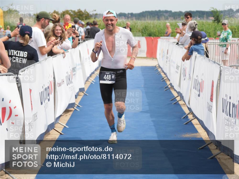 22.06.2025 - Viking Triathlon MichiJ http://msf.ph/oto/8114072 22.06.2025 14:54:28 Ziel 135, 448 meine-sportfotos.de