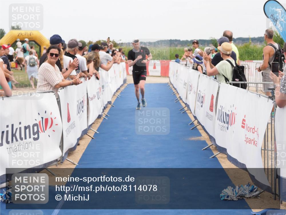 22.06.2025 - Viking Triathlon MichiJ http://msf.ph/oto/8114078 22.06.2025 15:04:52 Ziel 187, 215 meine-sportfotos.de