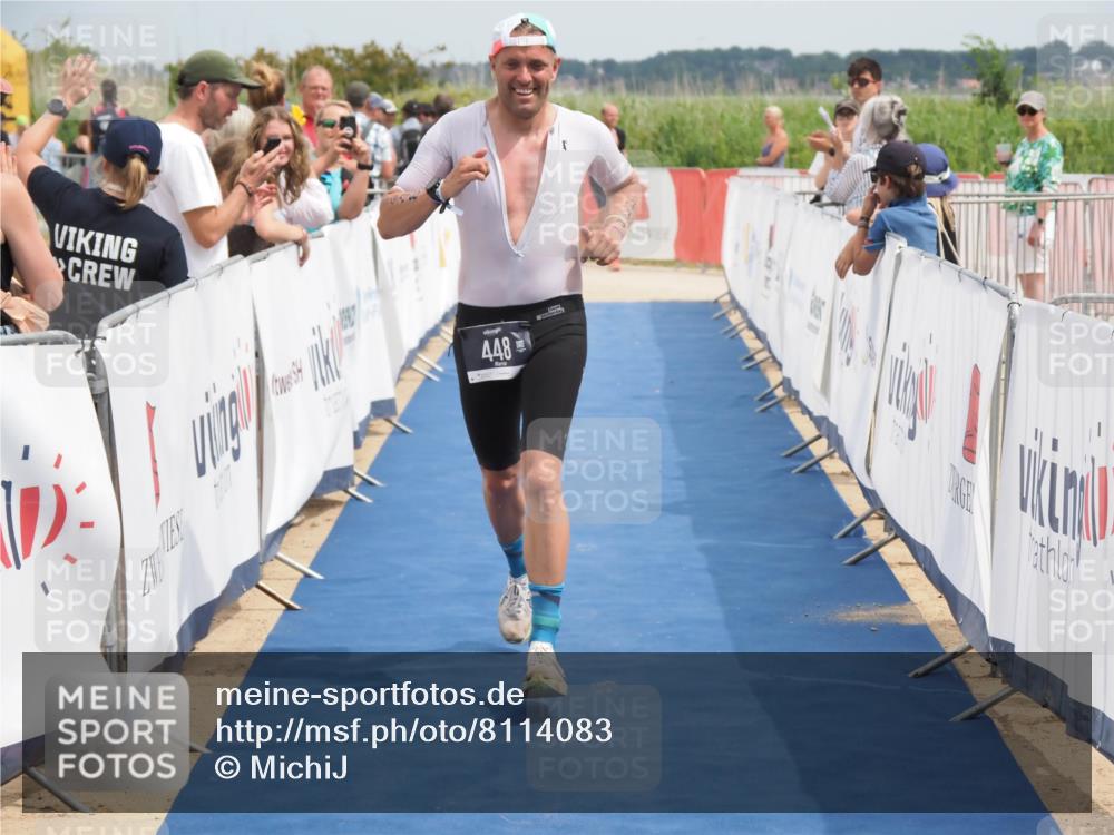 22.06.2025 - Viking Triathlon MichiJ http://msf.ph/oto/8114083 22.06.2025 14:54:28 Ziel 135, 448 meine-sportfotos.de