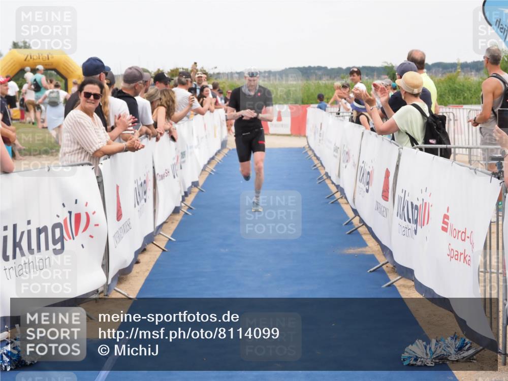22.06.2025 - Viking Triathlon MichiJ http://msf.ph/oto/8114099 22.06.2025 15:04:52 Ziel 187, 215 meine-sportfotos.de