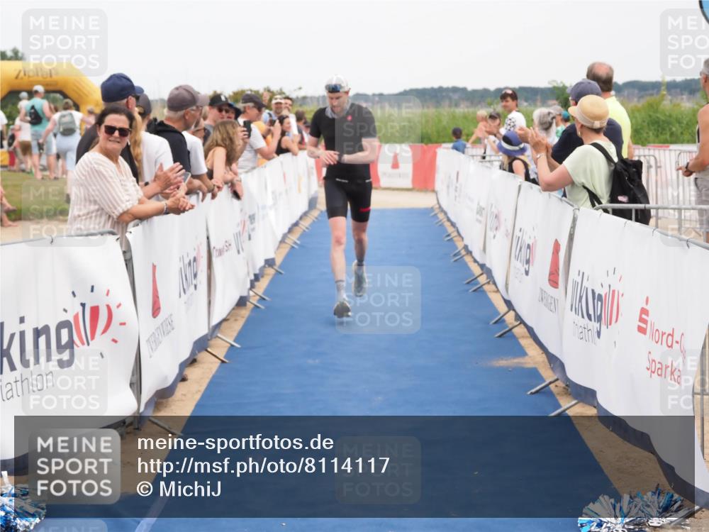22.06.2025 - Viking Triathlon MichiJ http://msf.ph/oto/8114117 22.06.2025 15:04:52 Ziel 187, 215 meine-sportfotos.de