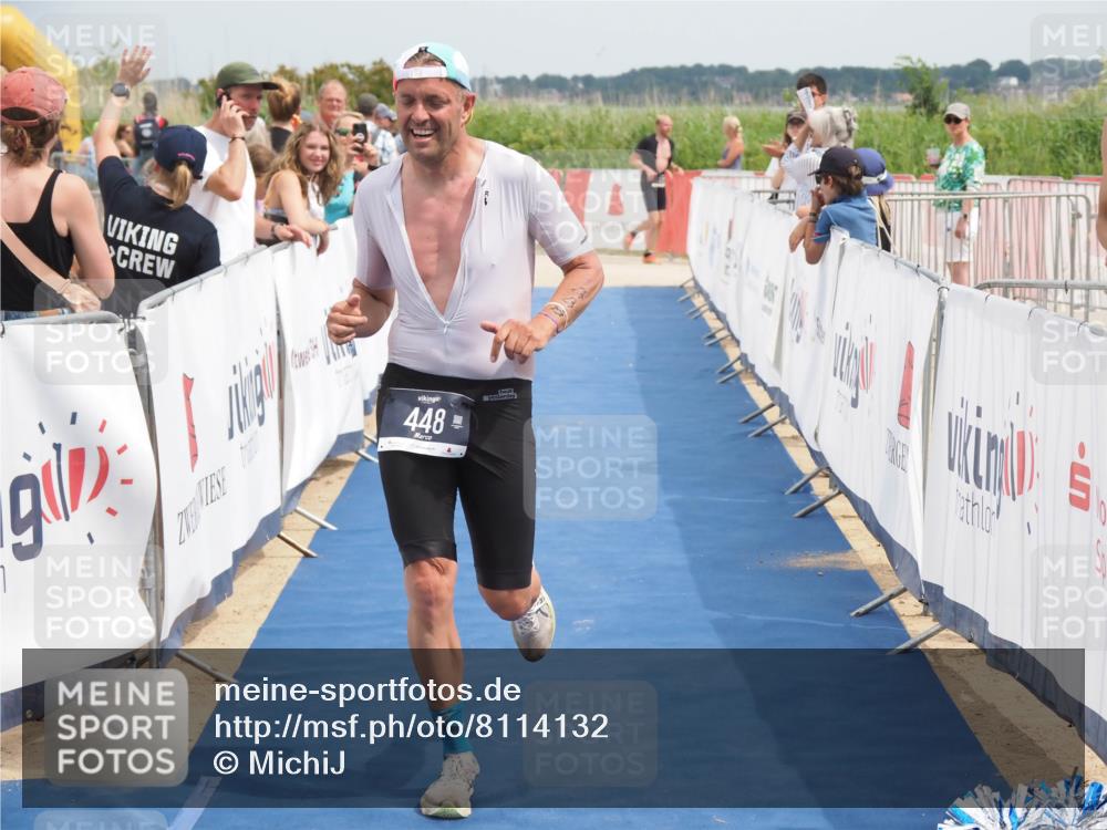 22.06.2025 - Viking Triathlon MichiJ http://msf.ph/oto/8114132 22.06.2025 14:54:29 Ziel 135, 448 meine-sportfotos.de