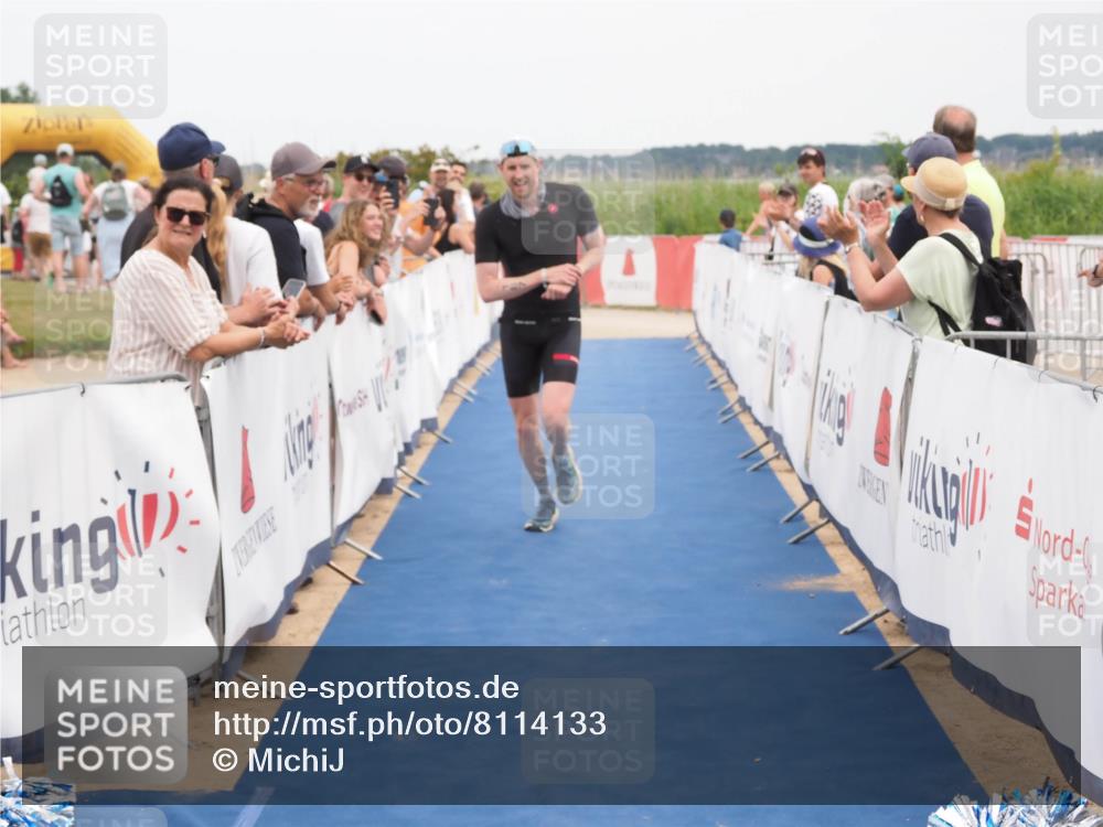 22.06.2025 - Viking Triathlon MichiJ http://msf.ph/oto/8114133 22.06.2025 15:04:52 Ziel 187, 215 meine-sportfotos.de