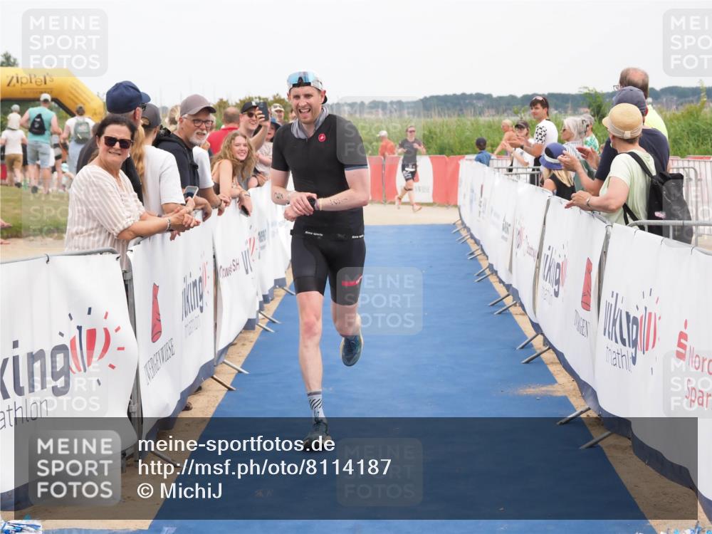 22.06.2025 - Viking Triathlon MichiJ http://msf.ph/oto/8114187 22.06.2025 15:04:53 Ziel 187 meine-sportfotos.de