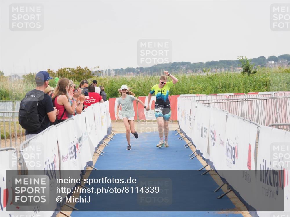 22.06.2025 - Viking Triathlon MichiJ http://msf.ph/oto/8114339 22.06.2025 16:45:57 Ziel 321 meine-sportfotos.de