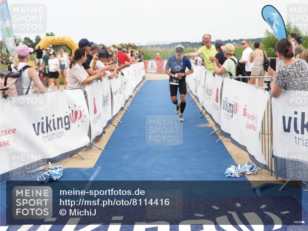 22.06.2025 - Viking Triathlon MichiJ http://msf.ph/oto/8114416 22.06.2025 15:05:13 Ziel 214 meine-sportfotos.de