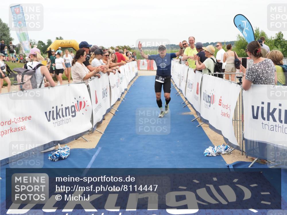 22.06.2025 - Viking Triathlon MichiJ http://msf.ph/oto/8114447 22.06.2025 15:05:13 Ziel 214 meine-sportfotos.de