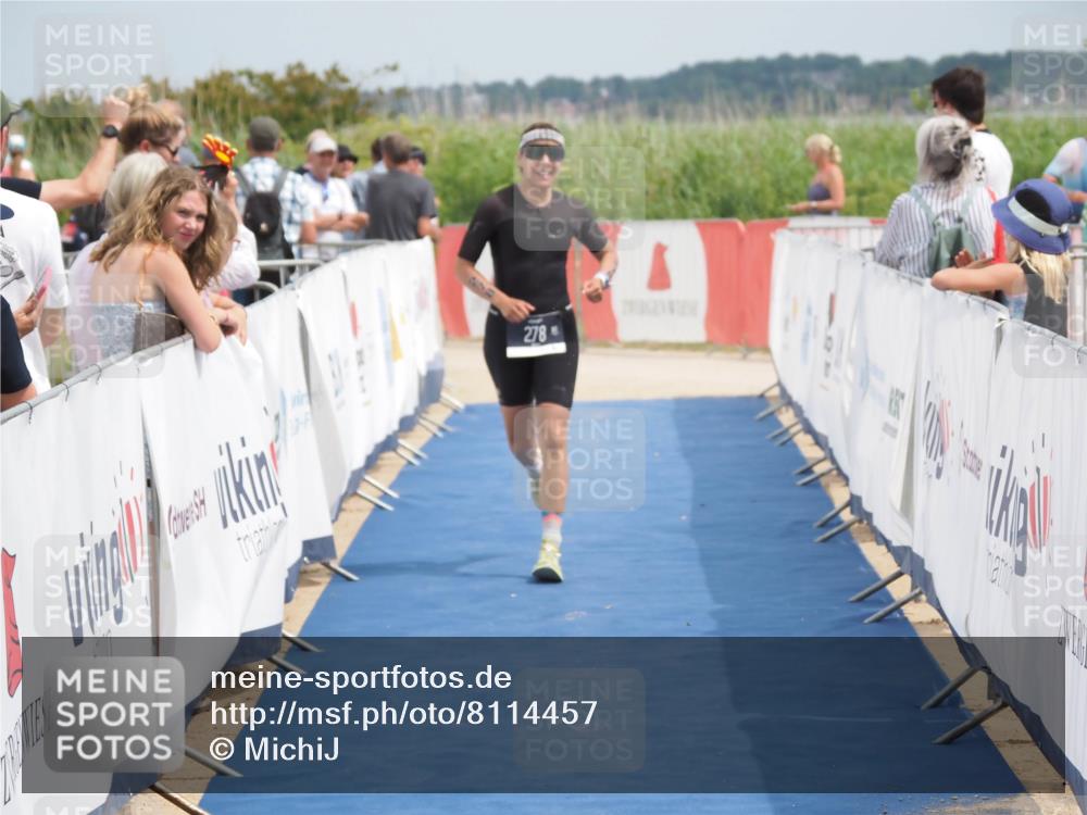 22.06.2025 - Viking Triathlon MichiJ http://msf.ph/oto/8114457 22.06.2025 14:55:08 Ziel 209, 278 meine-sportfotos.de