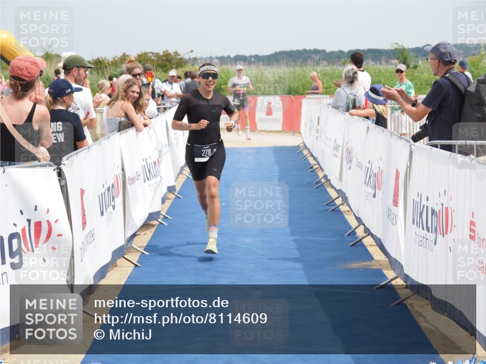 22.06.2025 - Viking Triathlon MichiJ http://msf.ph/oto/8114609 22.06.2025 14:55:09 Ziel 209, 278 meine-sportfotos.de