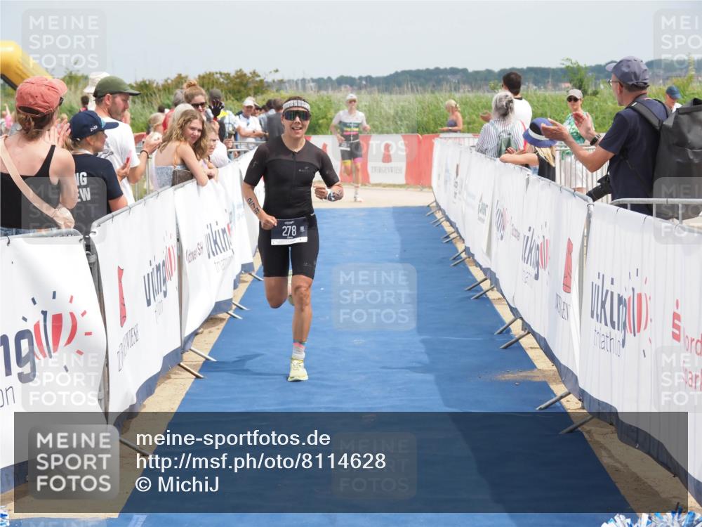 22.06.2025 - Viking Triathlon MichiJ http://msf.ph/oto/8114628 22.06.2025 14:55:09 Ziel 209, 278 meine-sportfotos.de