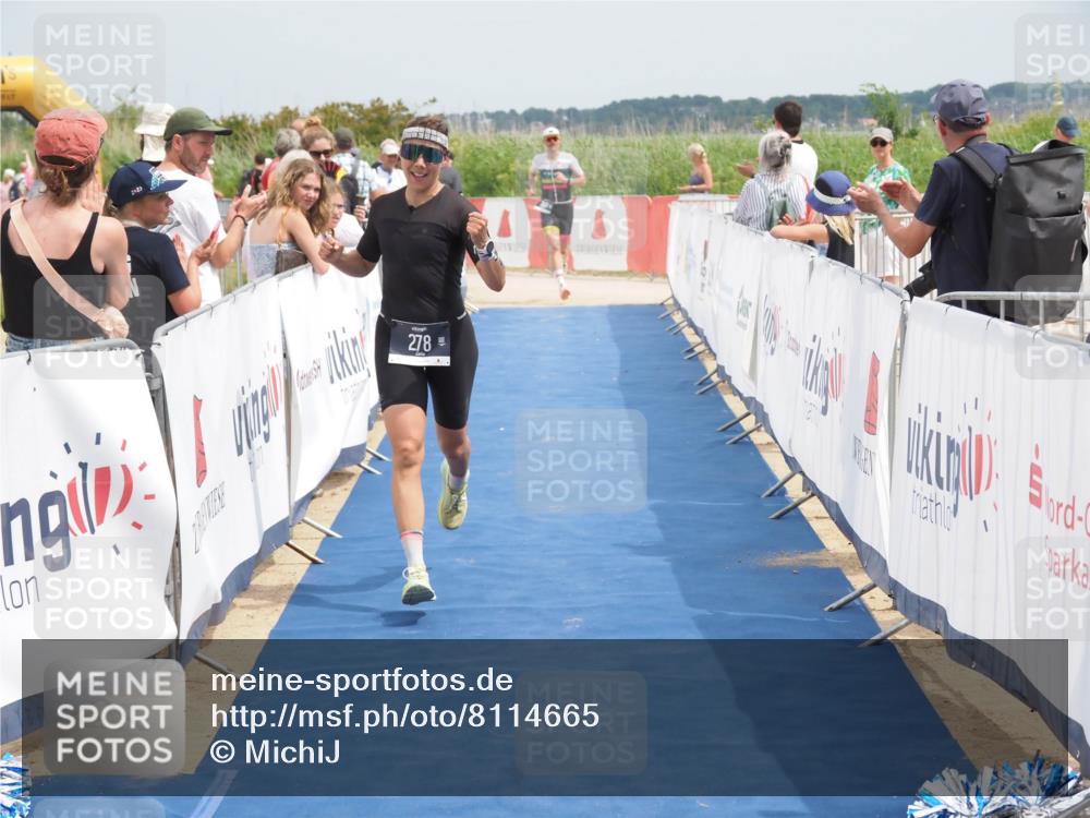 22.06.2025 - Viking Triathlon MichiJ http://msf.ph/oto/8114665 22.06.2025 14:55:09 Ziel 209, 278 meine-sportfotos.de