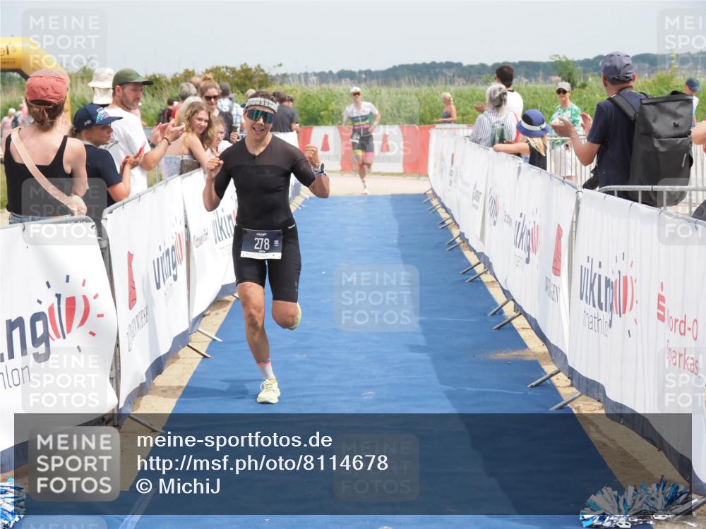 22.06.2025 - Viking Triathlon MichiJ http://msf.ph/oto/8114678 22.06.2025 14:55:10 Ziel 209, 278 meine-sportfotos.de
