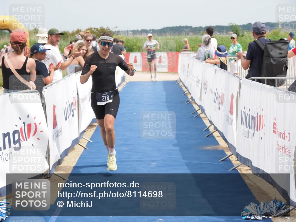 22.06.2025 - Viking Triathlon MichiJ http://msf.ph/oto/8114698 22.06.2025 14:55:10 Ziel 209, 278 meine-sportfotos.de