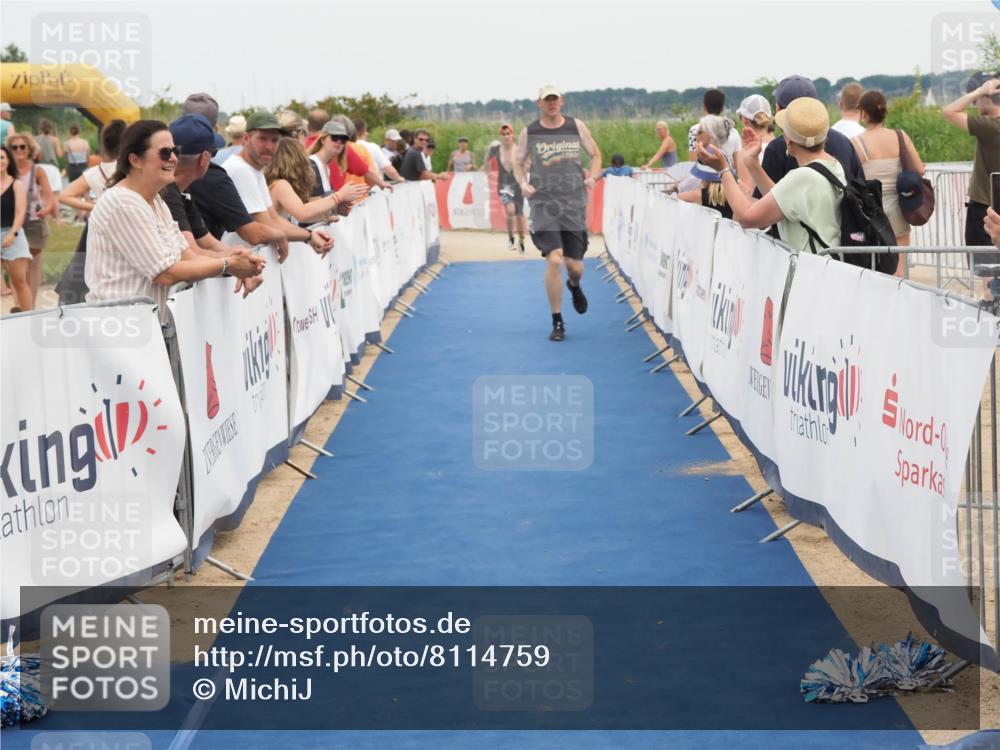 22.06.2025 - Viking Triathlon MichiJ http://msf.ph/oto/8114759 22.06.2025 15:05:26 Ziel 443 meine-sportfotos.de