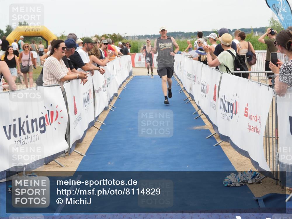 22.06.2025 - Viking Triathlon MichiJ http://msf.ph/oto/8114829 22.06.2025 15:05:26 Ziel 443 meine-sportfotos.de