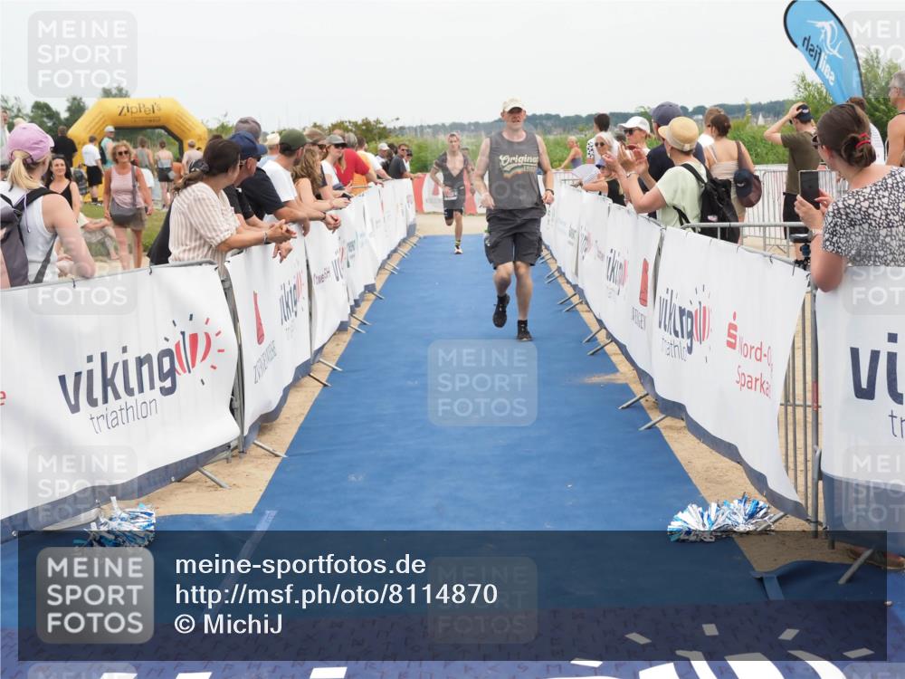 22.06.2025 - Viking Triathlon MichiJ http://msf.ph/oto/8114870 22.06.2025 15:05:27 Ziel 443 meine-sportfotos.de
