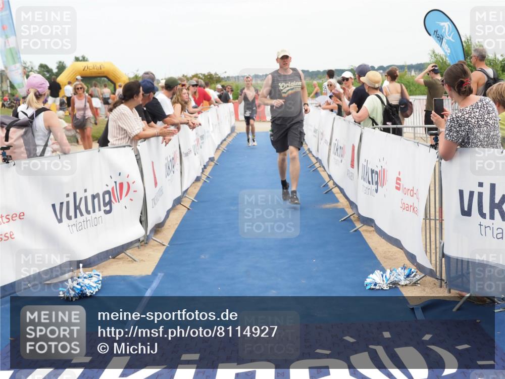 22.06.2025 - Viking Triathlon MichiJ http://msf.ph/oto/8114927 22.06.2025 15:05:27 Ziel 443 meine-sportfotos.de