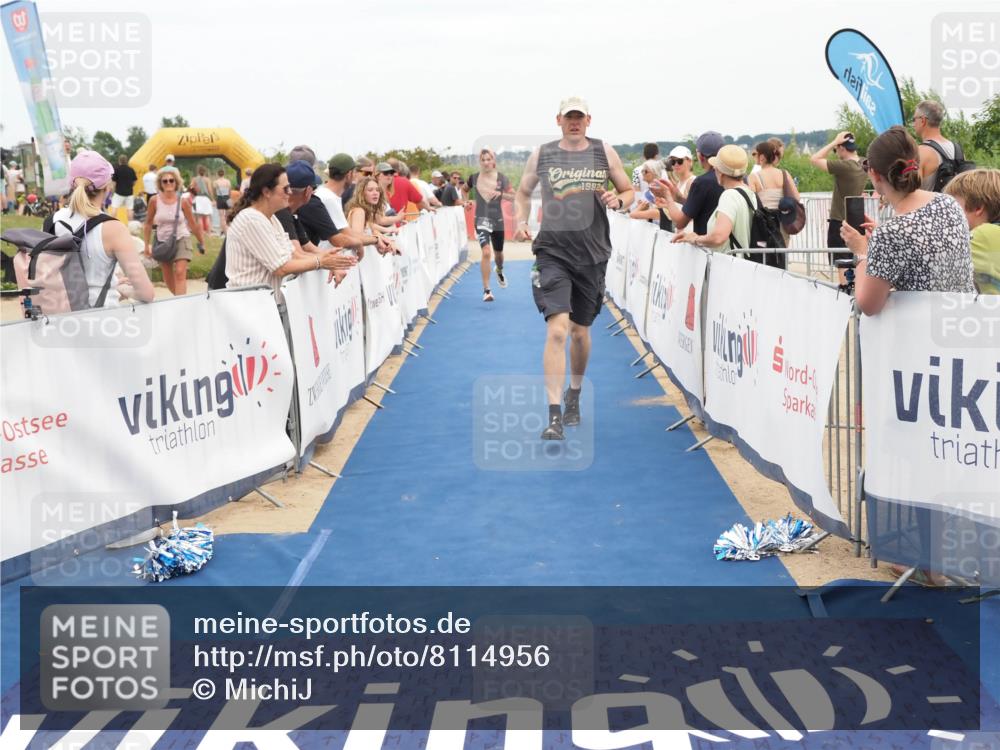 22.06.2025 - Viking Triathlon MichiJ http://msf.ph/oto/8114956 22.06.2025 15:05:28 Ziel 443 meine-sportfotos.de