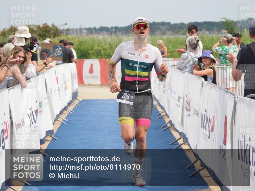 22.06.2025 - Viking Triathlon MichiJ http://msf.ph/oto/8114970 22.06.2025 14:55:13 Ziel 209, 278 meine-sportfotos.de