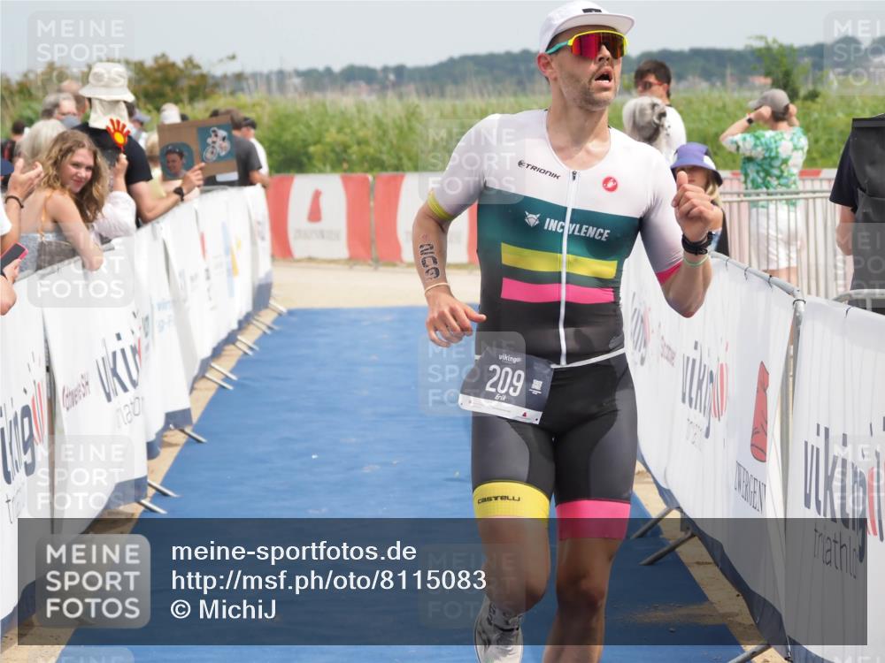 22.06.2025 - Viking Triathlon MichiJ http://msf.ph/oto/8115083 22.06.2025 14:55:14 Ziel 209, 278 meine-sportfotos.de