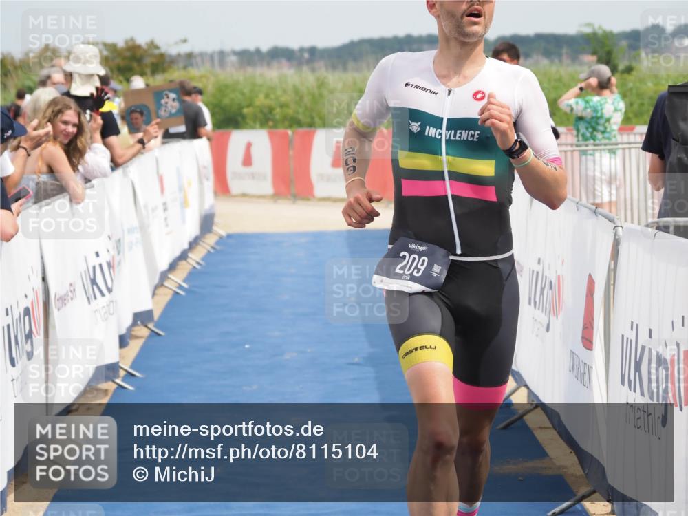 22.06.2025 - Viking Triathlon MichiJ http://msf.ph/oto/8115104 22.06.2025 14:55:14 Ziel 209, 278 meine-sportfotos.de
