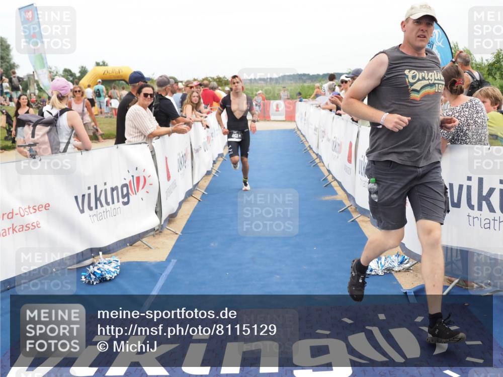 22.06.2025 - Viking Triathlon MichiJ http://msf.ph/oto/8115129 22.06.2025 15:05:29 Ziel 443 meine-sportfotos.de