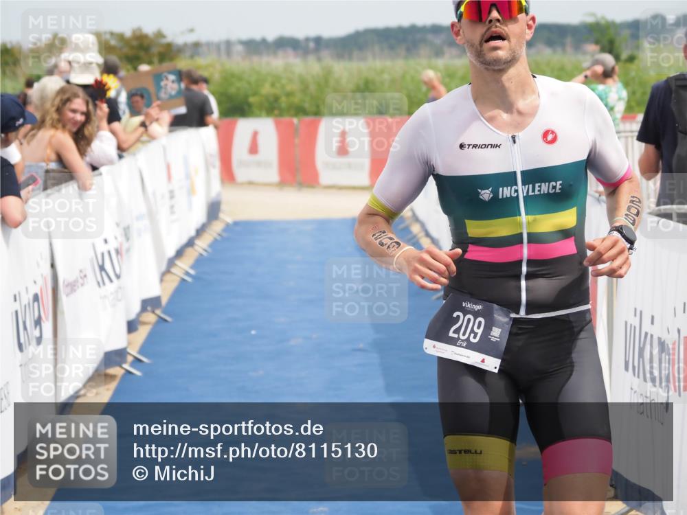 22.06.2025 - Viking Triathlon MichiJ http://msf.ph/oto/8115130 22.06.2025 14:55:14 Ziel 209, 278 meine-sportfotos.de