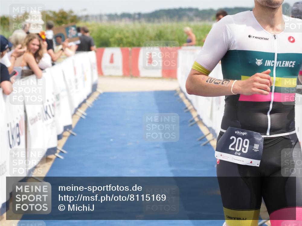 22.06.2025 - Viking Triathlon MichiJ http://msf.ph/oto/8115169 22.06.2025 14:55:15 Ziel 209 meine-sportfotos.de