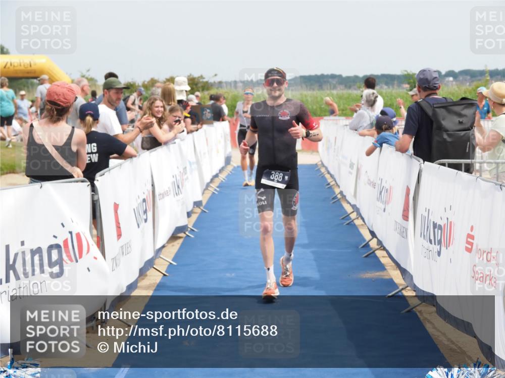22.06.2025 - Viking Triathlon MichiJ http://msf.ph/oto/8115688 22.06.2025 14:55:36 Ziel 30, 388 meine-sportfotos.de