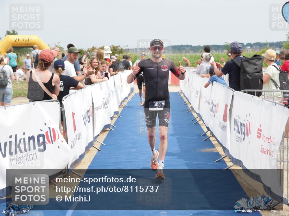 22.06.2025 - Viking Triathlon MichiJ http://msf.ph/oto/8115737 22.06.2025 14:55:36 Ziel 30, 388 meine-sportfotos.de