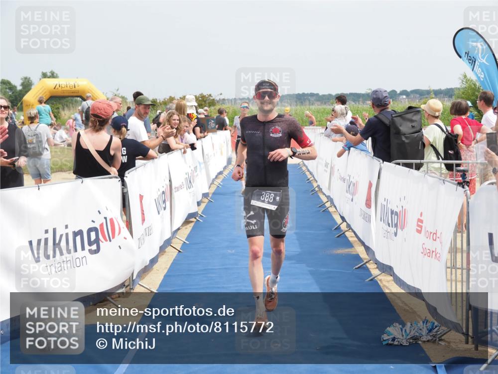 22.06.2025 - Viking Triathlon MichiJ http://msf.ph/oto/8115772 22.06.2025 14:55:36 Ziel 30, 388 meine-sportfotos.de