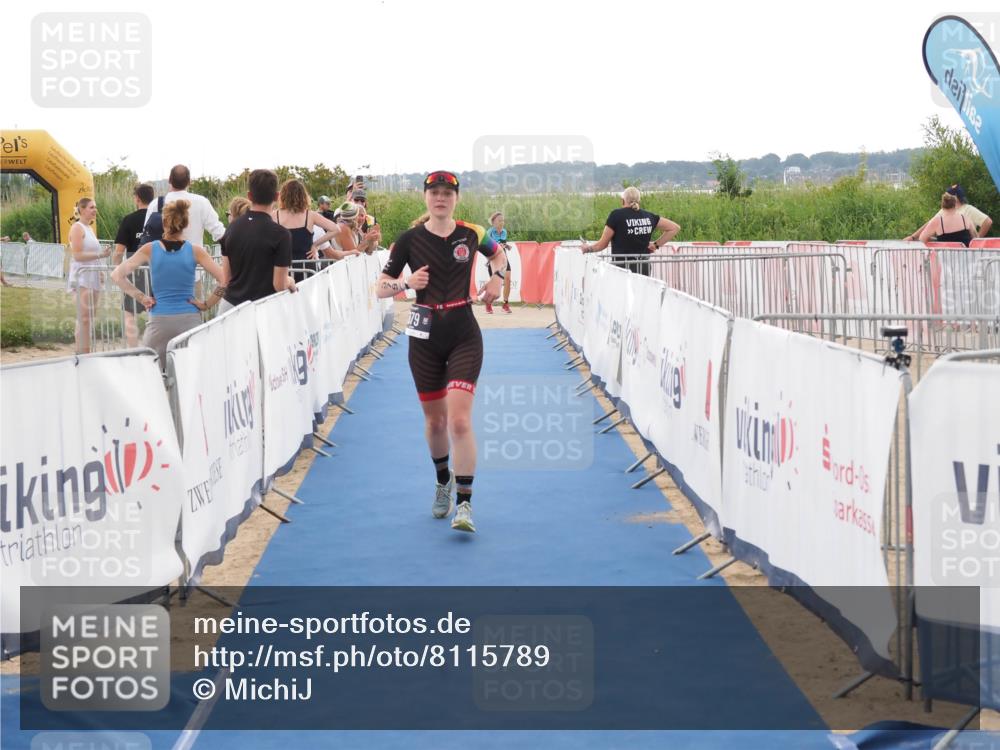 22.06.2025 - Viking Triathlon MichiJ http://msf.ph/oto/8115789 22.06.2025 16:26:44 Ziel 379 meine-sportfotos.de
