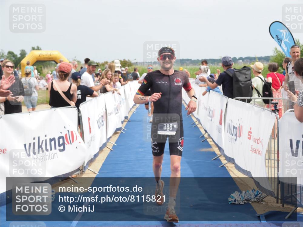 22.06.2025 - Viking Triathlon MichiJ http://msf.ph/oto/8115821 22.06.2025 14:55:37 Ziel 30, 388 meine-sportfotos.de