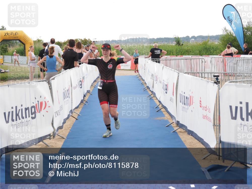 22.06.2025 - Viking Triathlon MichiJ http://msf.ph/oto/8115878 22.06.2025 16:26:45 Ziel 379 meine-sportfotos.de